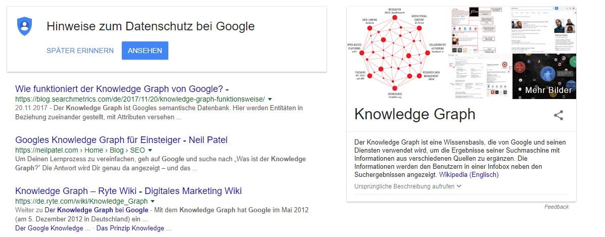 Knowledge Graph Google