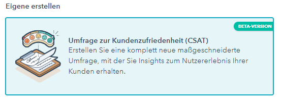 Kundenumfrage