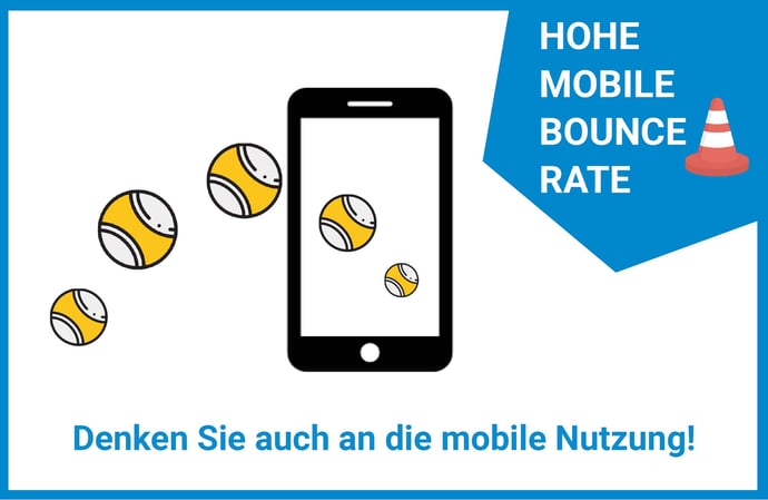 Website Leadgenerierung Mobile Bounce Rate