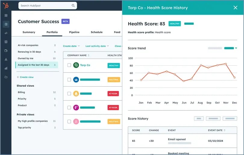 HubSpot Customer Success Workspace