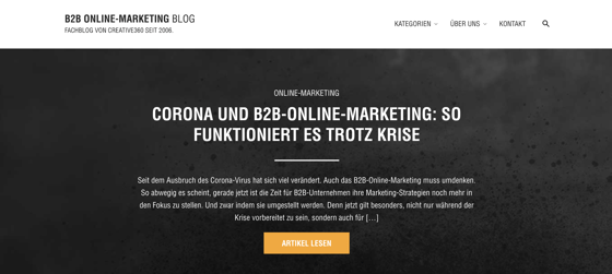 creative360 B2B-Online Marketing Blog