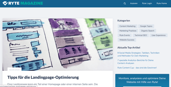 Ryte Magazine Online Marketing Blog