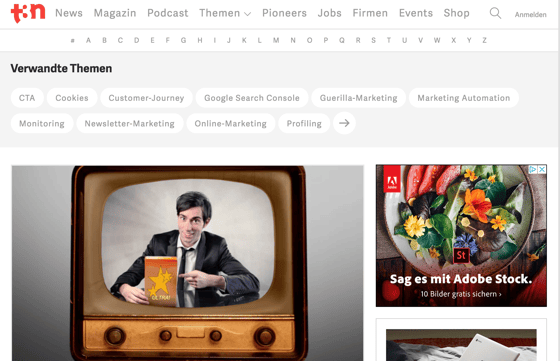 t3n Online Marketing Blogs