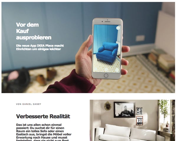Engineering as Marketing Beispiel: IKEA Place