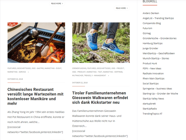 Startup Blog