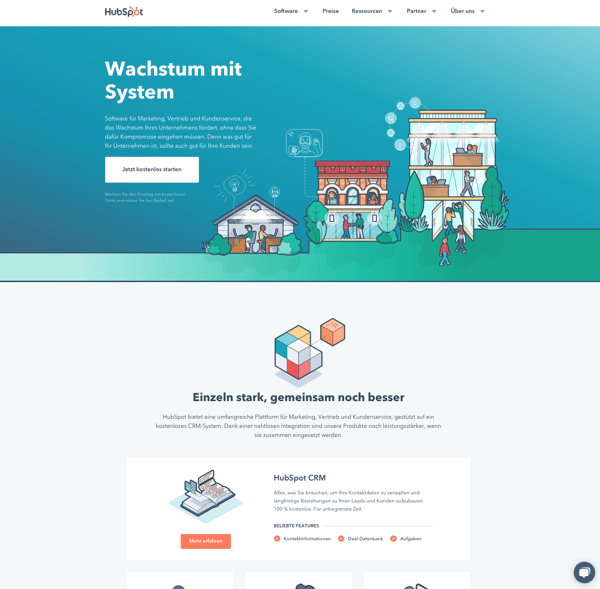 Leadgenerierung HubSpot