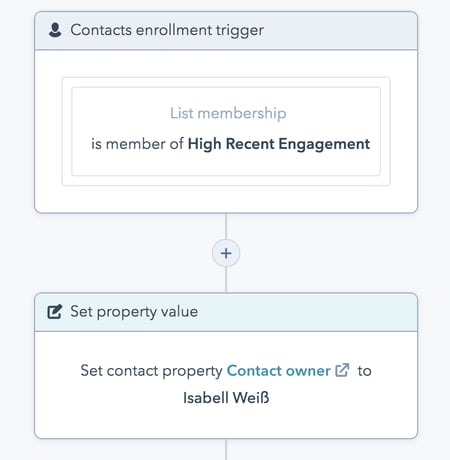 Workflow HubSpot aktive Leads