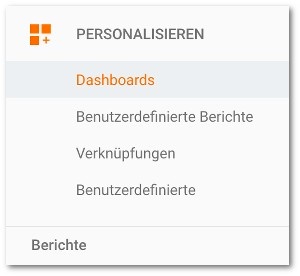 Dashboard erstellen - Screenshot 1