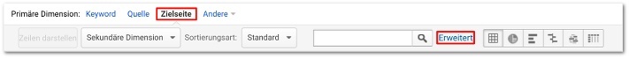 Filter setzen - Screenshot: Google Analytics