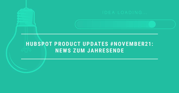 HubSpot Product Updates November21