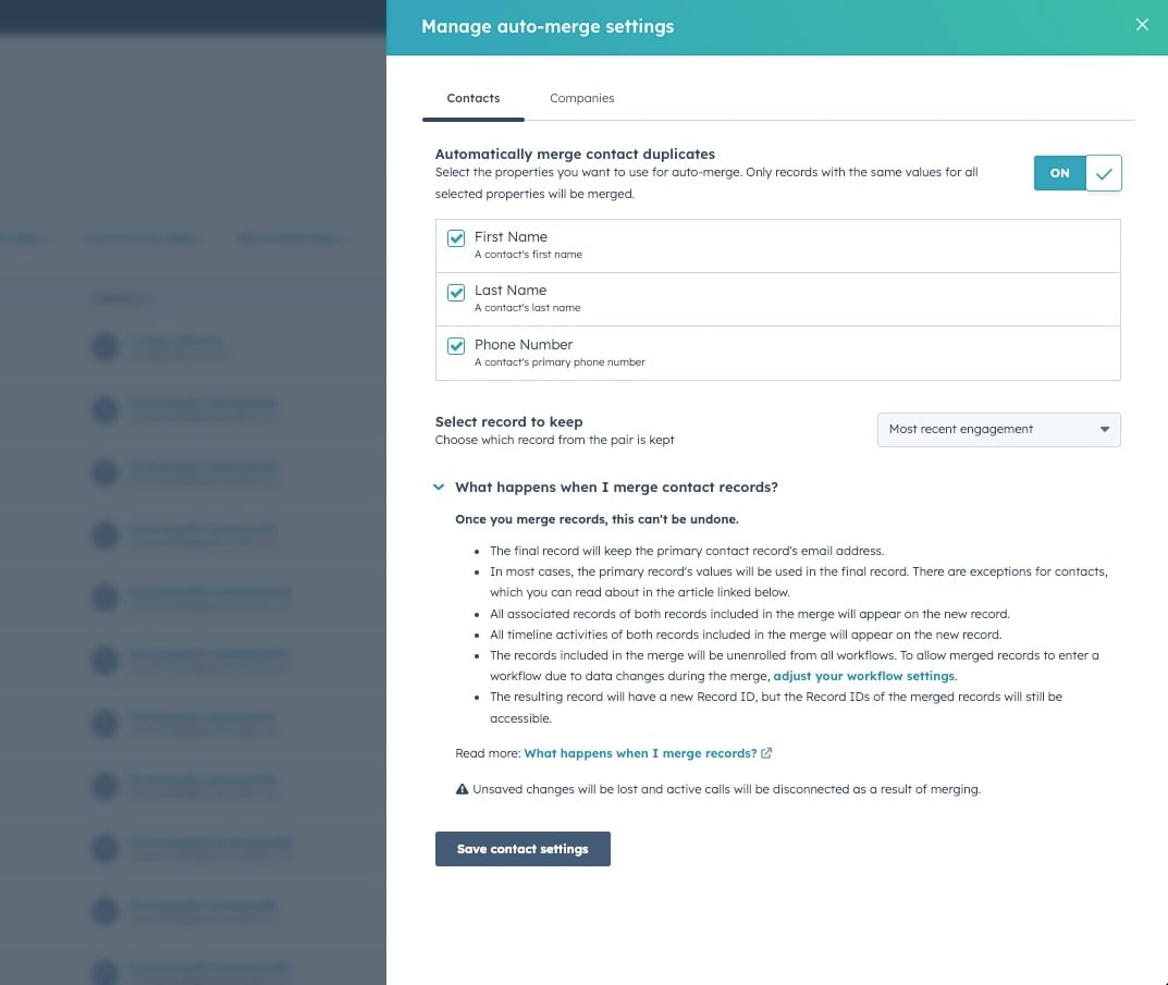 KI-gestützte Duplikatüberprüfungen in Echtzeit für Kontakte und Unternehmen