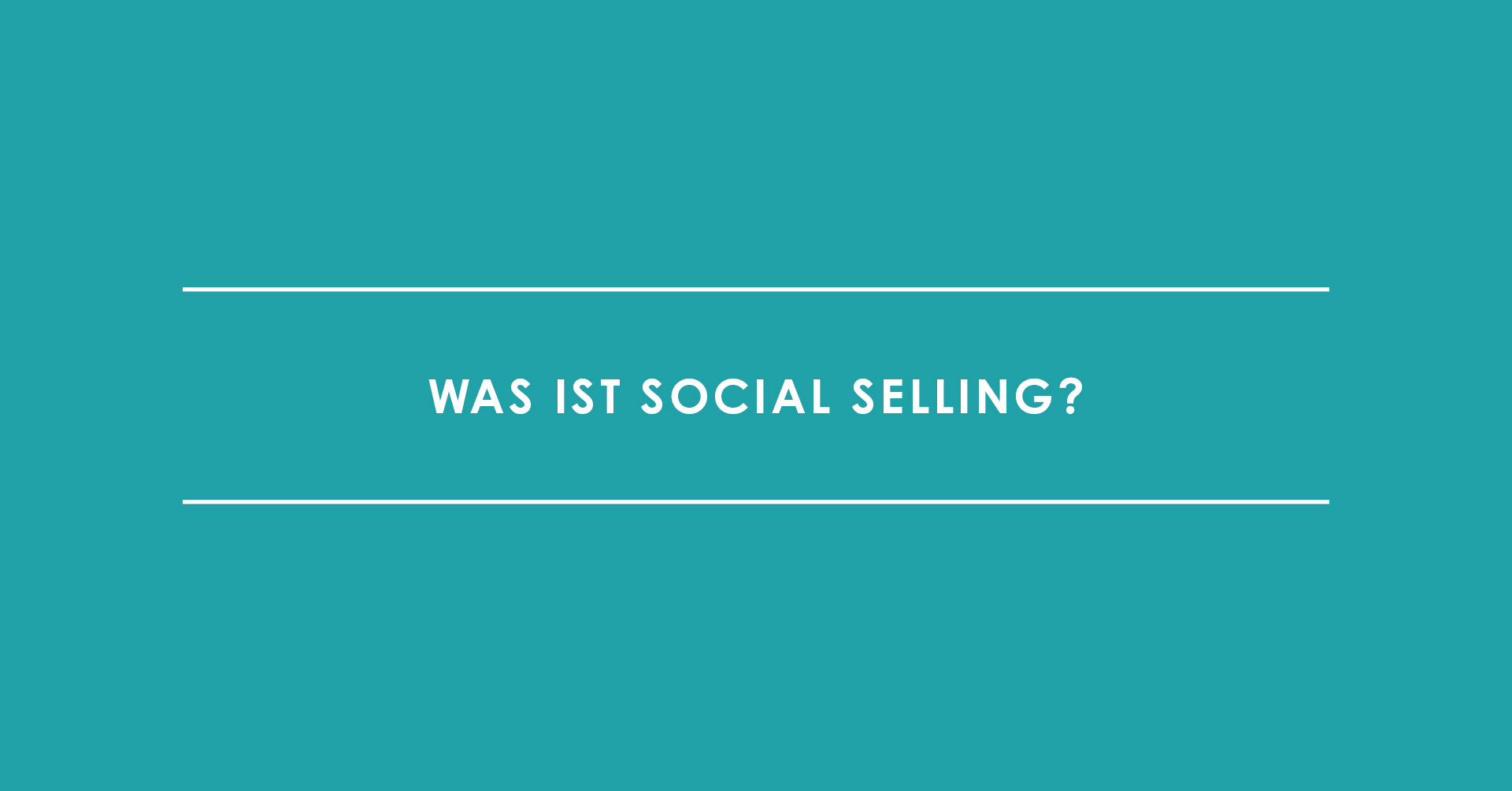 Definition Social Selling