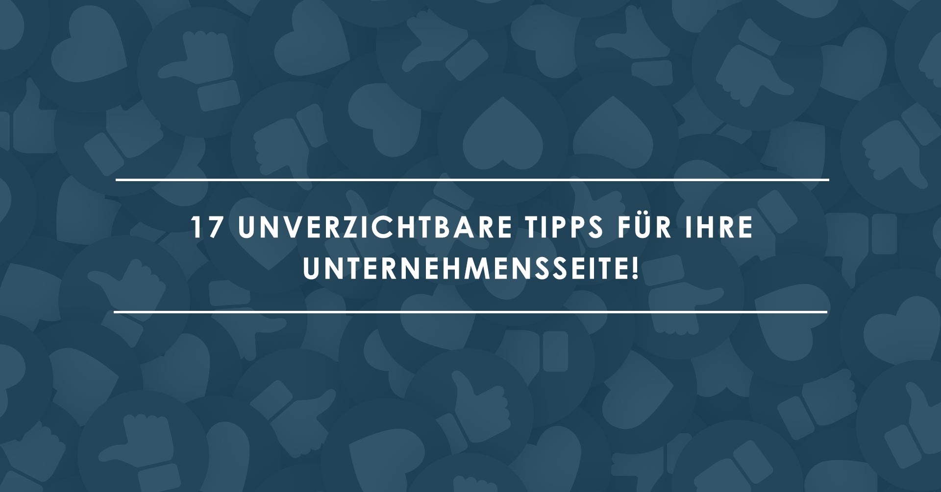 Tipps Facebook Unternehmensseite