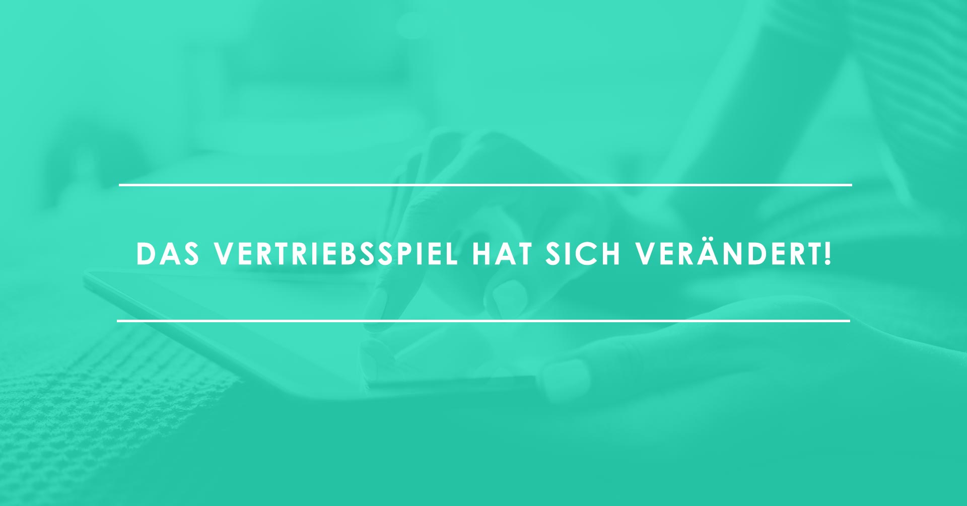 Veränderung im Vertrieb 