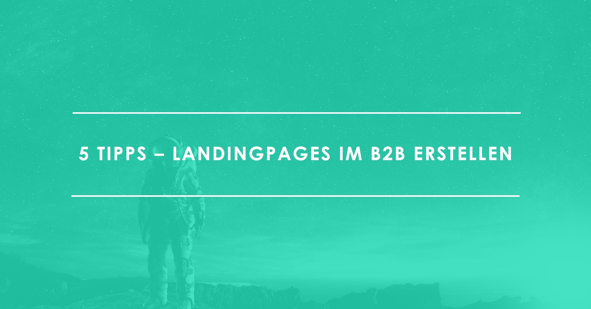 Erfolgreiche Landing Pages erstellen im B2B