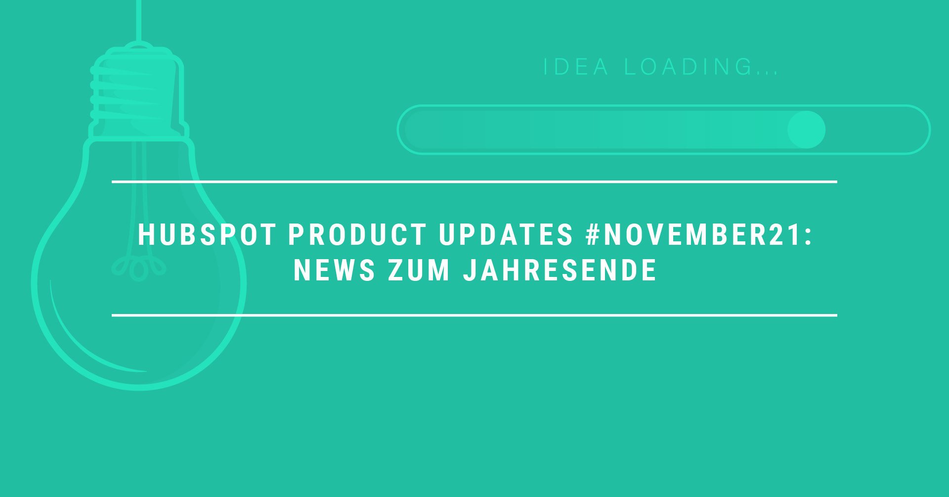 HubSpot Product Updates November 21